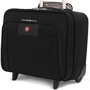 SwissGear 16 in Rolling Tote Carry On - Black 8869